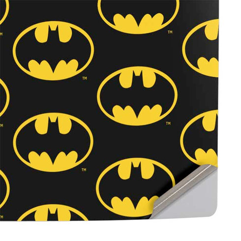 DC Comics Batman Logo Pattern PS5 Pro Console Skin